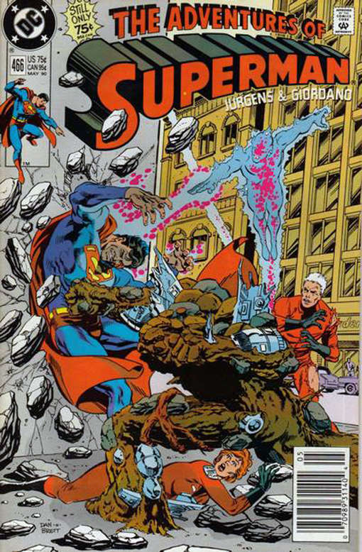 Adventures of Superman #466 Newsstand Edition