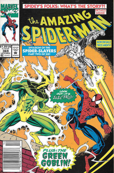 The Amazing Spider-Man #369 Newsstand Edition