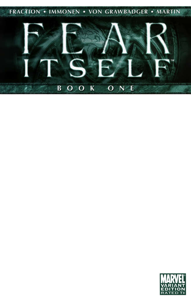 Fear Itself #1 Variation C