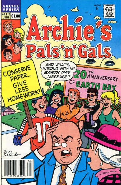 Archie’s Pals ’n Gals #215 Newsstand Edition