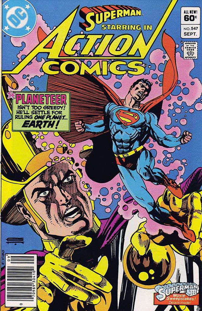 Action Comics #547 Newsstand Edition