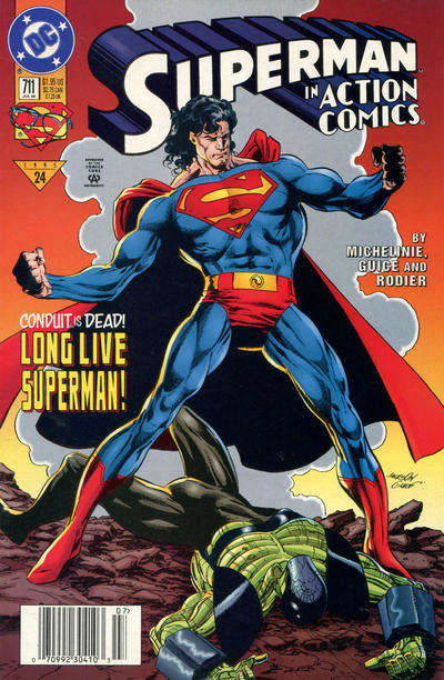 Action Comics #711 Newsstand Edition