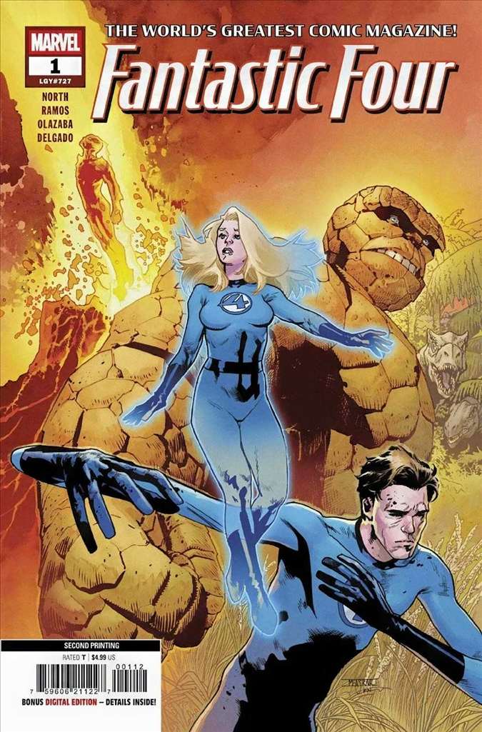 Fantastic Four (8th Series) #1  - 2nd printing