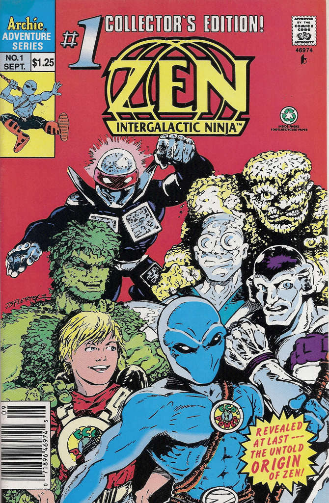 Zen Intergalactic Ninja (5th Series) #1 Newsstand Edition