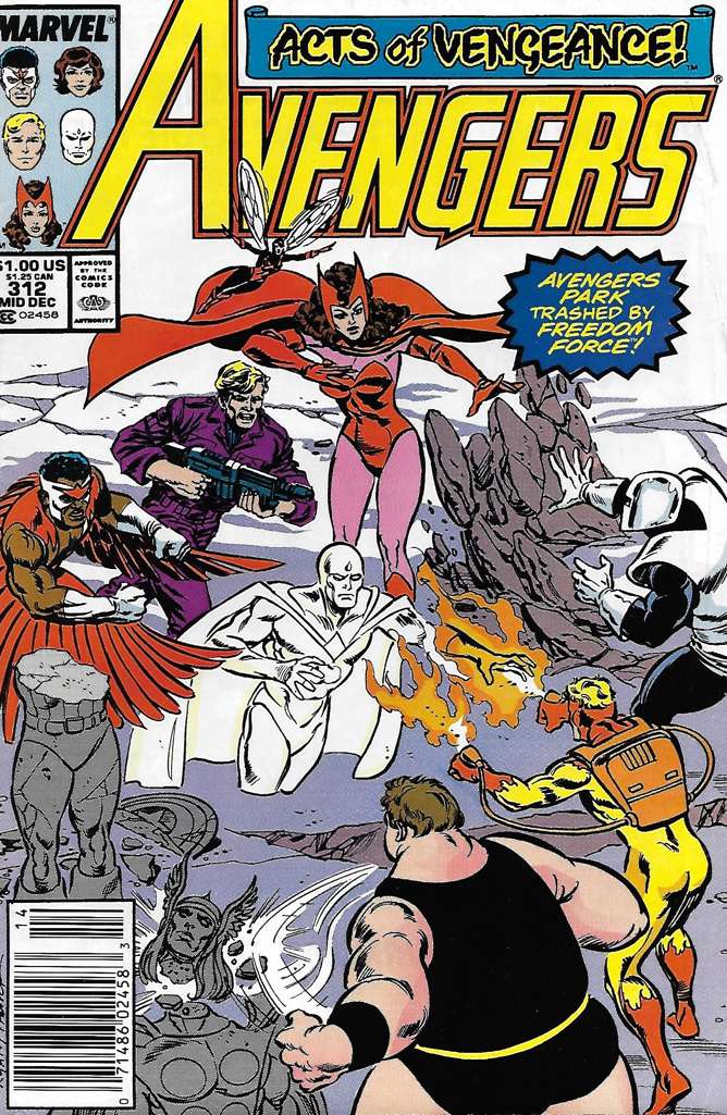 The Avengers #312 Mark Jewelers Insert Edition