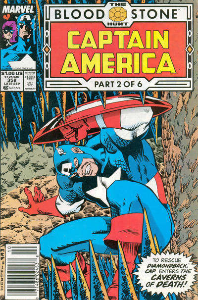 Captain America (1st Series) #358 Newsstand Edition