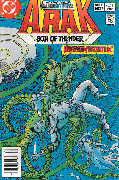 Arak Son of Thunder #16 Newsstand Edition
