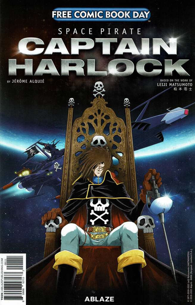Space Pirate Captain Harlock Free Comic Book Day #2021