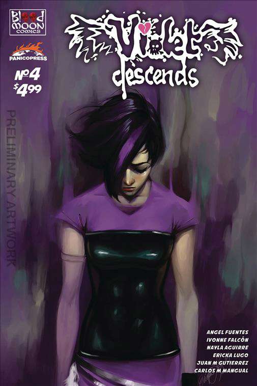 Violet Descends #4 Variation A