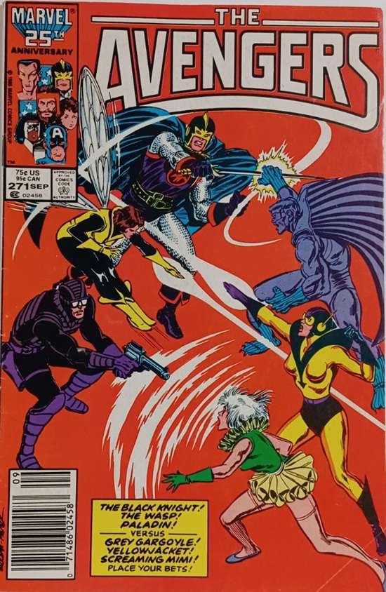 The Avengers #271 Mark Jewelers Insert Edition