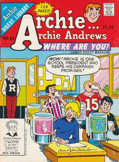 Archie…Archie Andrews, Where Are You? Digest Magazine #59