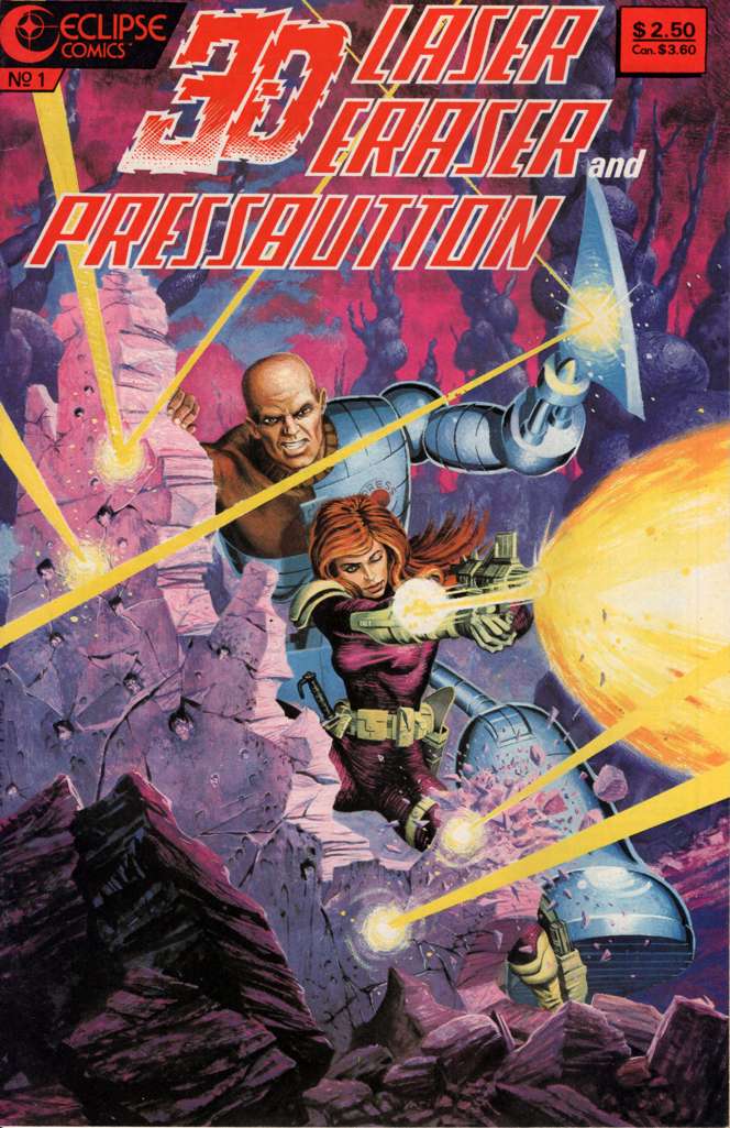 Laser Eraser & Pressbutton 3-D Special #1