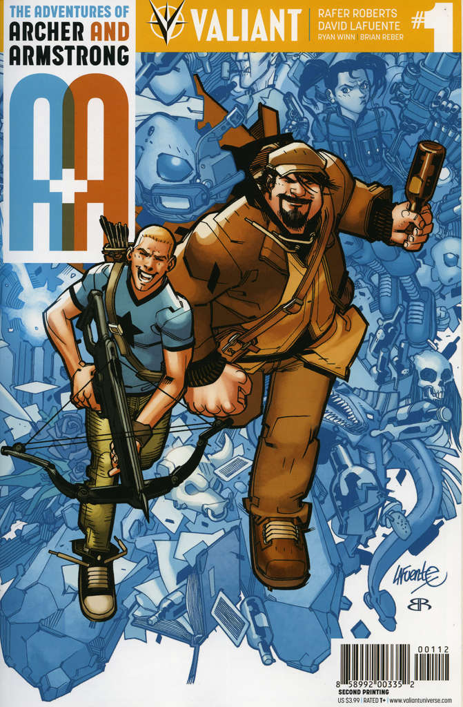 A&A: The Adventures of Archer & Armstrong #1  - 2nd printing