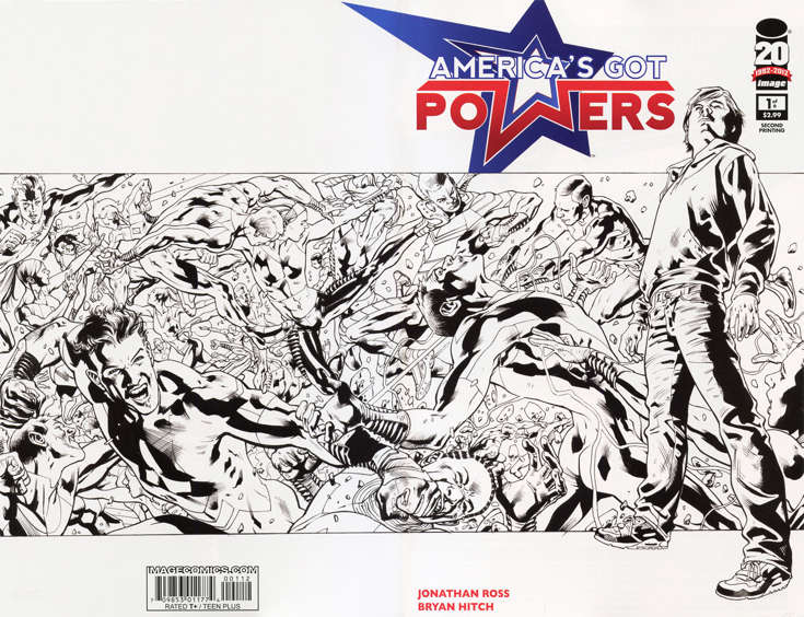 America’s Got Powers #1  - 2nd printing