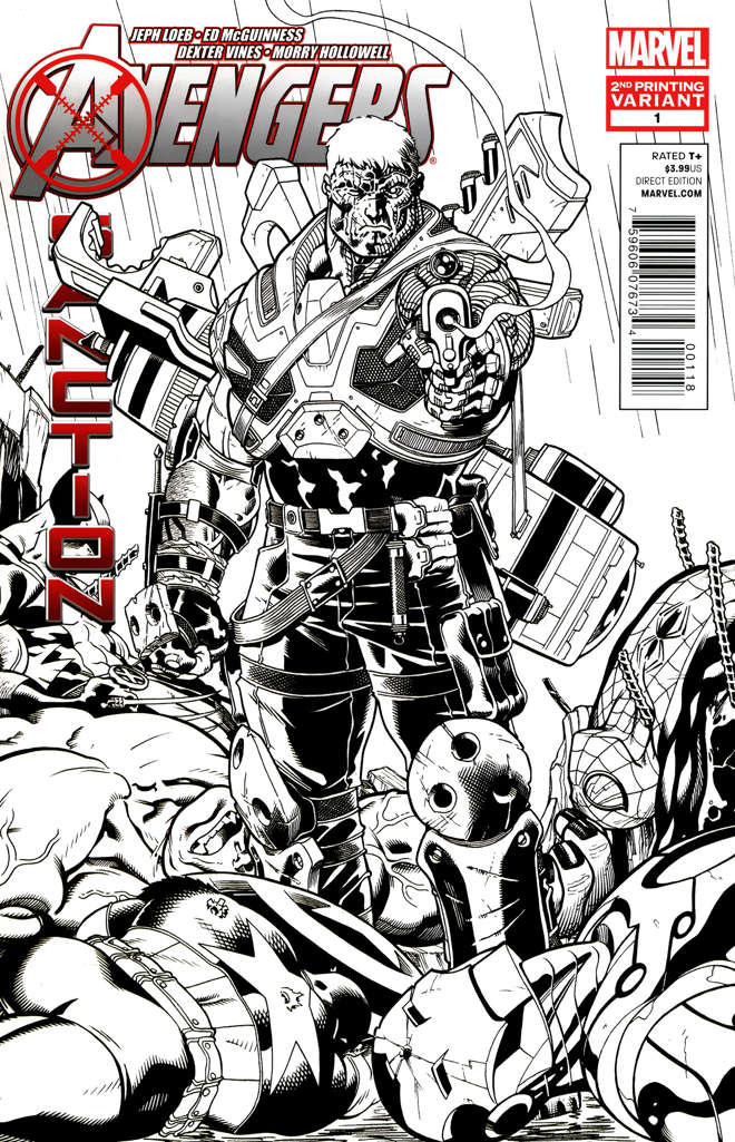 Avengers: X-Sanction #1 Variation B - 2nd printing