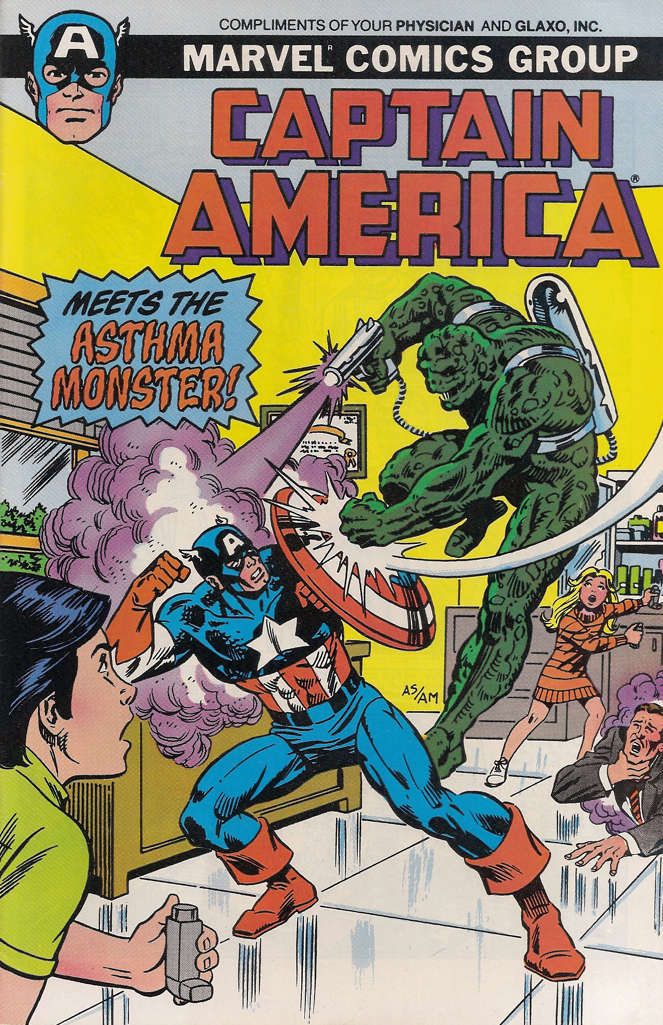 Captain America Meets the Asthma Monster