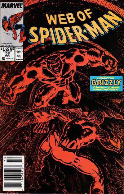 The Web of Spider-Man #58 Newsstand Edition