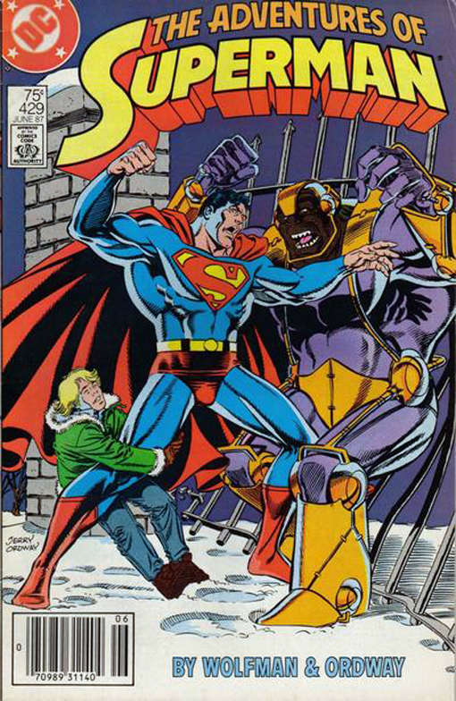 Adventures of Superman #429 Newsstand Edition