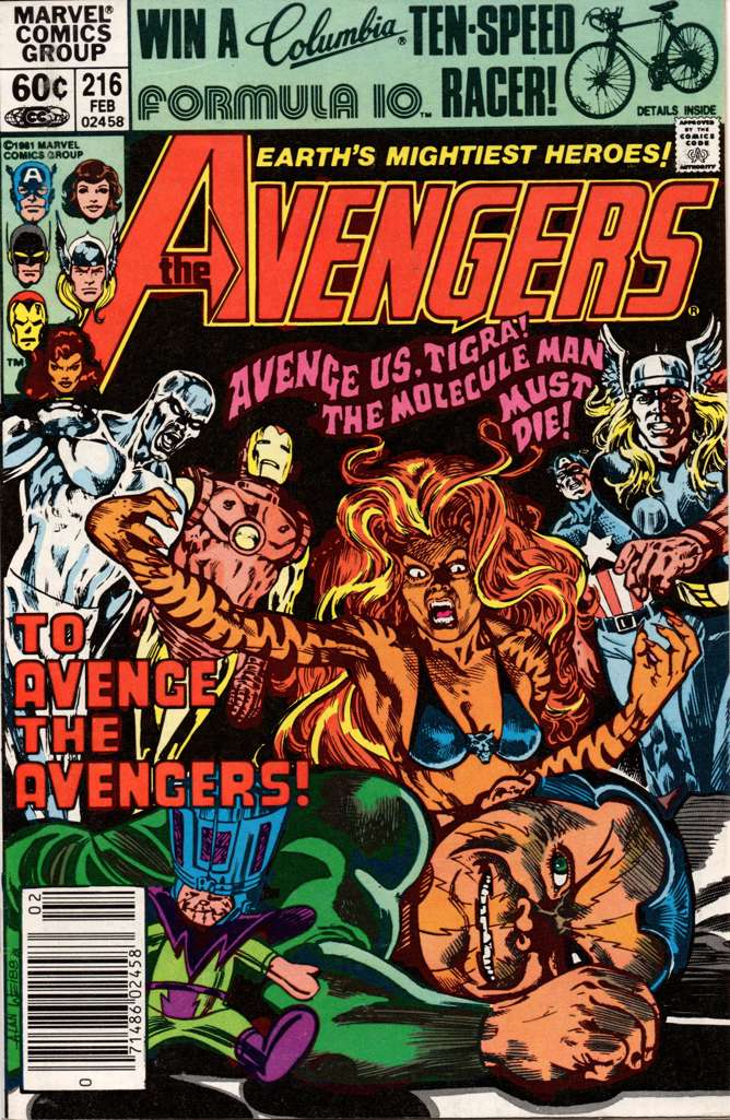 The Avengers #216 Newsstand Edition