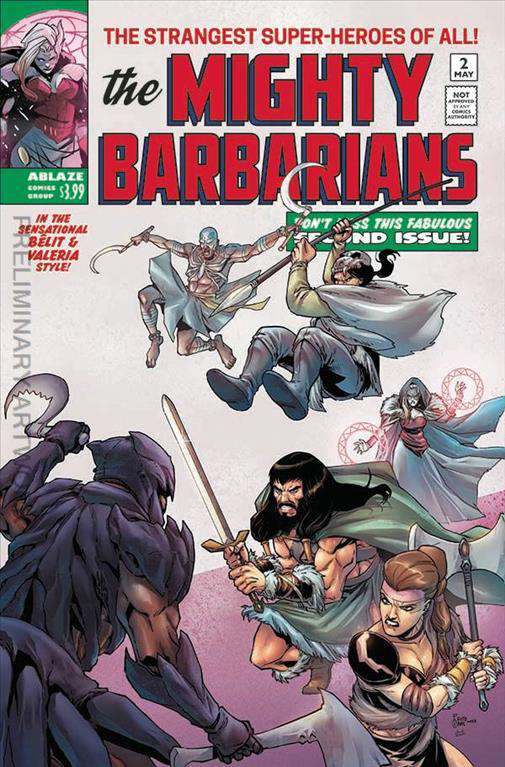 The Mighty Barbarians #2 Variation D
