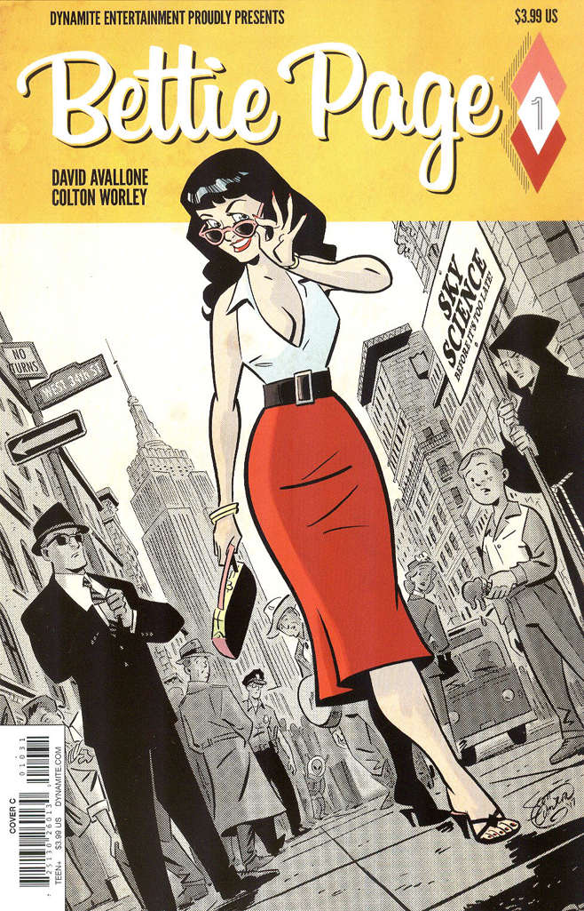 Bettie Page (Dynamite) #1 Variation C