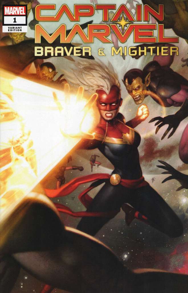 Captain Marvel: Braver & Mightier #1 Variation B
