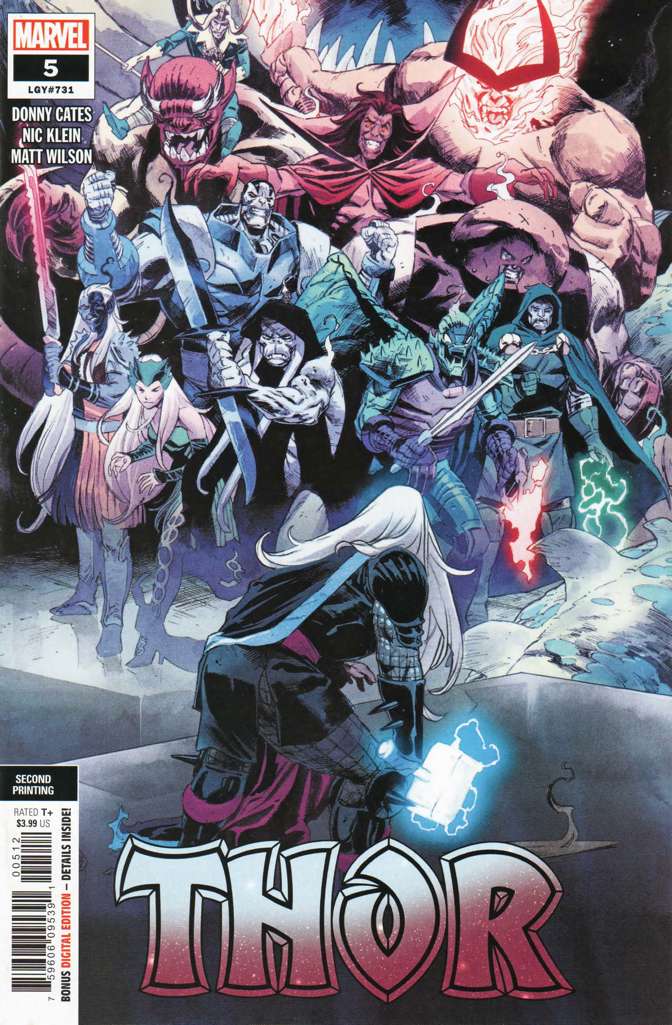 Thor (6th Series) #5  - 2nd printing