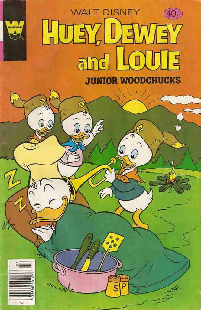 Huey, Dewey, and Louie Junior Woodchucks #55 Variation A