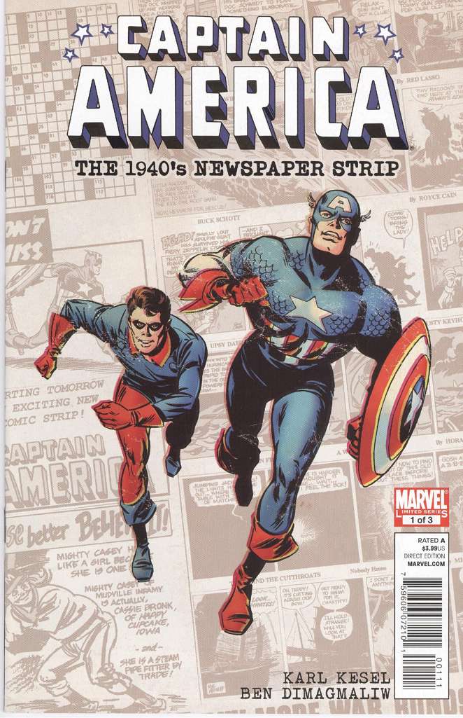 Captain America the 1940s Newspaper Strip
