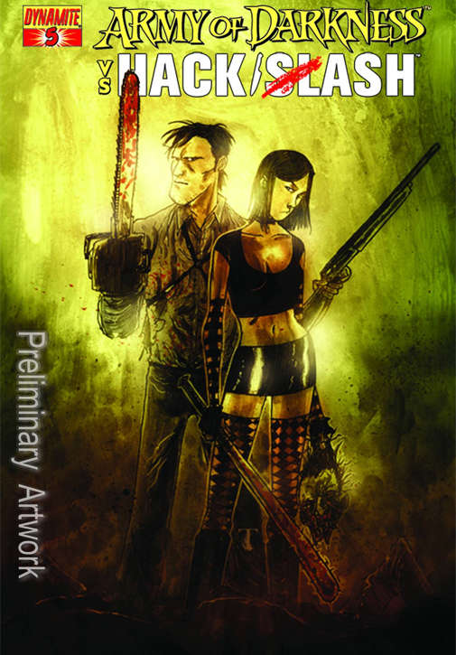 Army of Darkness vs. Hack/Slash #5 Variation B