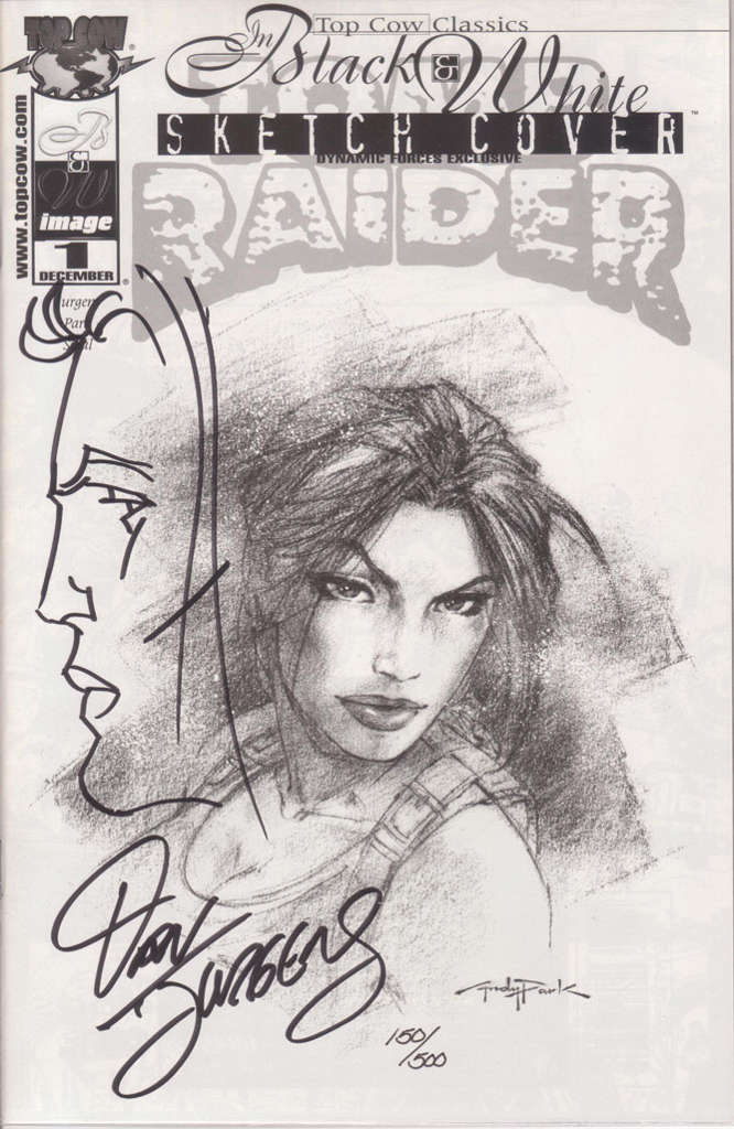 Top Cow Classics in Black and White: Tomb Raider #1 Variation B