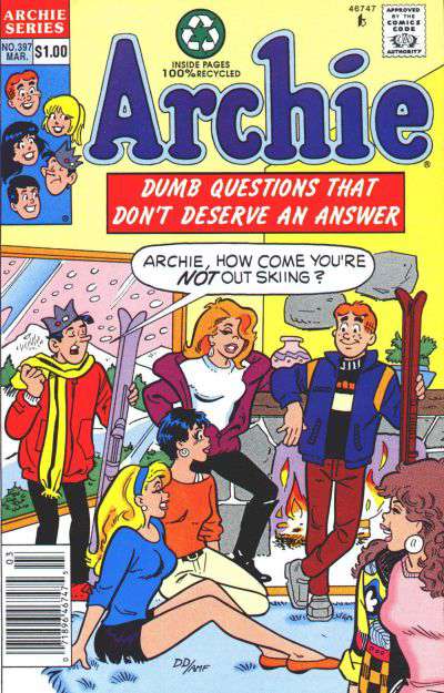 Archie #397 Newsstand Edition
