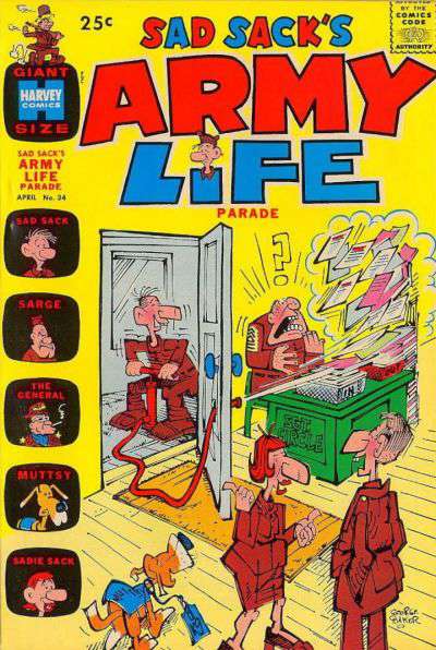 Sad Sack Army Life Parade #34