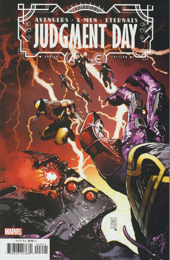 A.X.E.: Judgment Day #6 Variation A