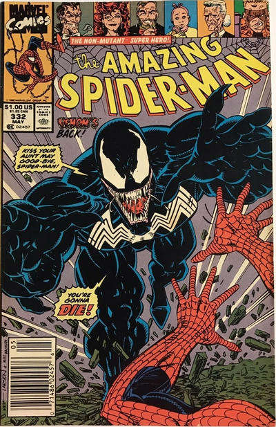 The Amazing Spider-Man #332 Newsstand Edition