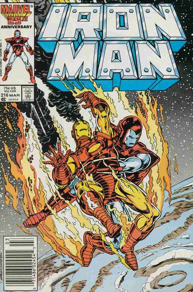 Iron Man (1st Series) #216 Newsstand Edition