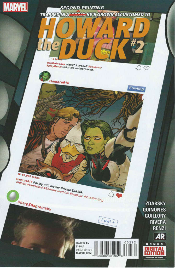 Howard the Duck (4th Series) #2  - 2nd printing