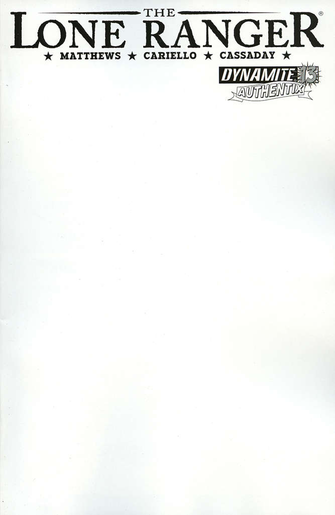 Lone Ranger (Dynamite) #13 Variation A
