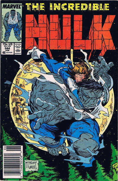 The Incredible Hulk #344 Newsstand Edition