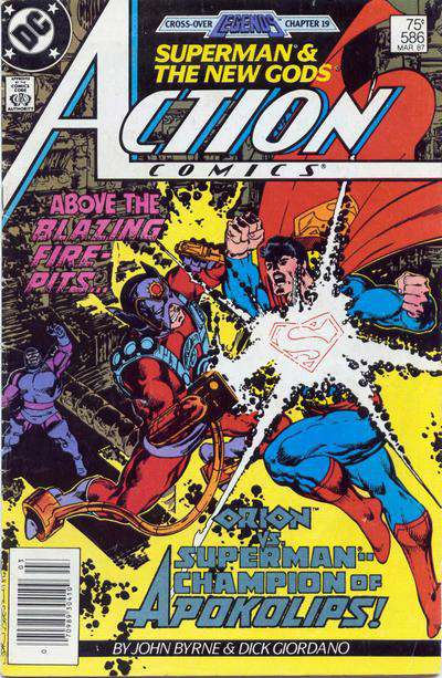 Action Comics #586 Newsstand Edition