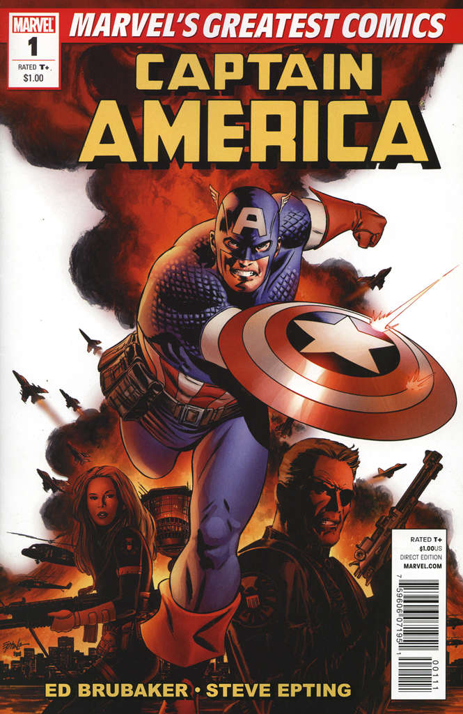 Captain America (5th Series) #1  - 2nd printing
