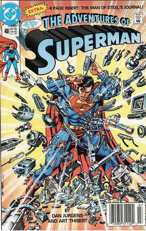 Adventures of Superman #468 Newsstand Edition
