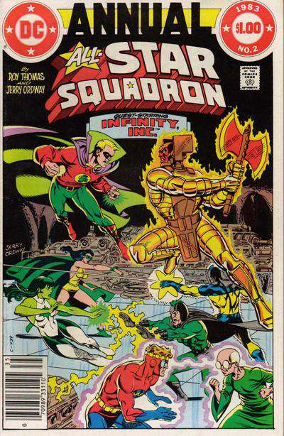 All-Star Squadron Annual #2 Newsstand Edition