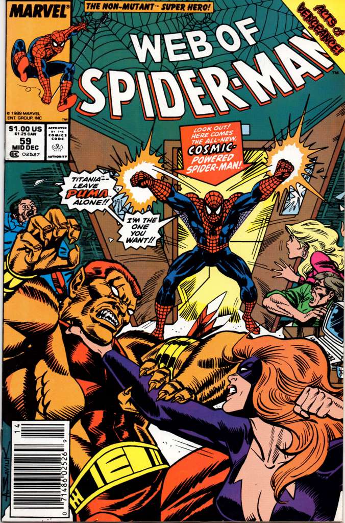 The Web of Spider-Man #59 Newsstand Edition