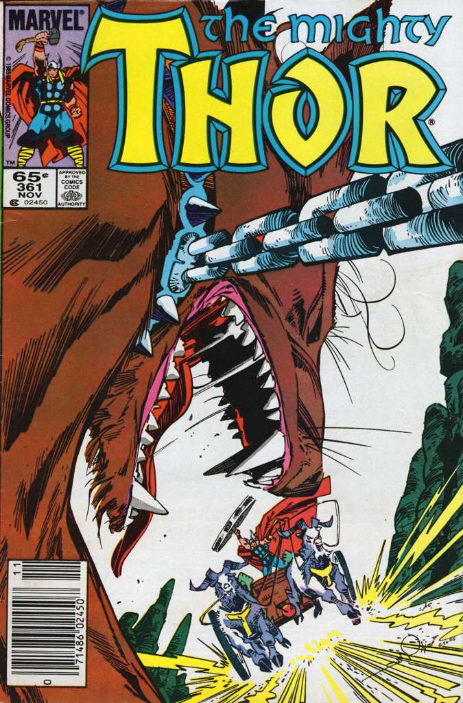 Thor #361 Newsstand Edition