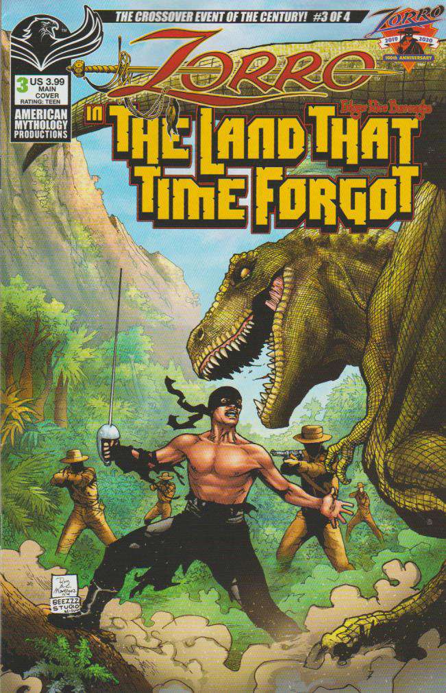 Zorro in the Land That Time Forgot #3 Variation A