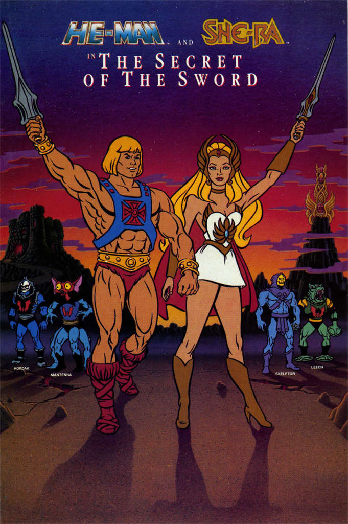 He-Man and She-Ra in The Secret of the Sword