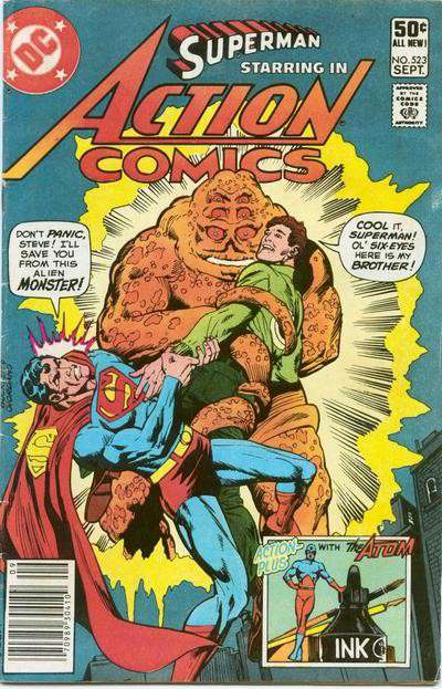 Action Comics #523 Newsstand Edition