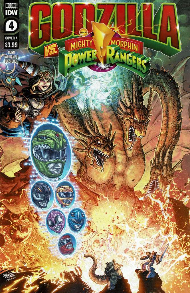 Godzilla Vs. The Mighty Morphin Power Rangers #4 Variation A