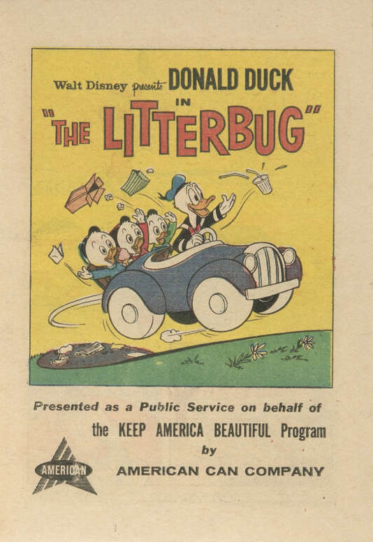 Donald Duck In The Litterbug